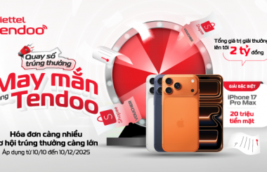 Cơ hội nhận hàng ngàn ưu đãi hấp dẫn khi tham gia chương trình quay số May mắn cùng Tendoo