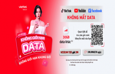 TikTok thả ga chỉ 100K cùng MXH100 Viettel