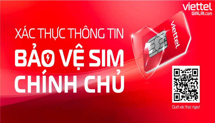 Xác thực thông tin bảo vệ SIM chính chủ nhanh chóng tiện lợi qua ứng dụng MyViettel